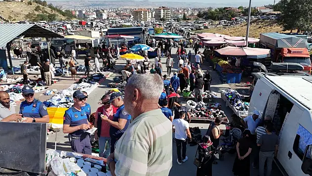 Kayseri'de bit pazarında denetim!