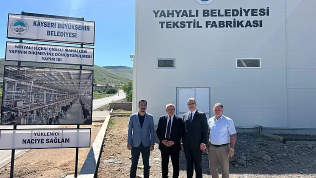Kayseri'de tekstil atölyesi kuruluyor
