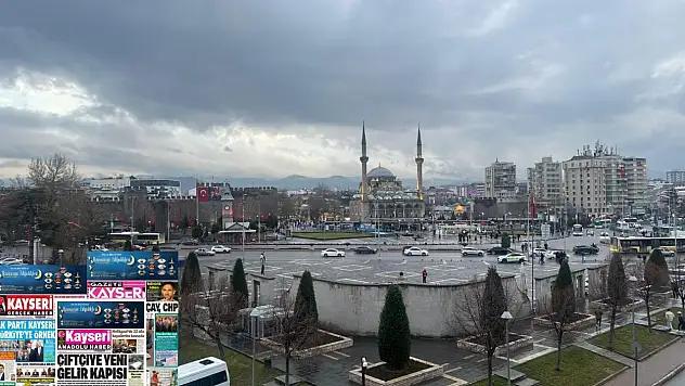 Kayseri gazeteleri 13 Şubat manşeti: Şaban Çopuroğlu, Hüseyin Okandan ve Kocasinan Belediyesi...