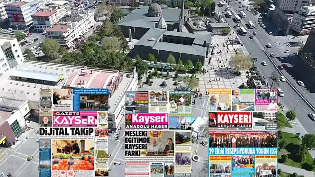 Kayseri gazeteleri ekim ayının son gününe hangi manşetlerle çıktı?