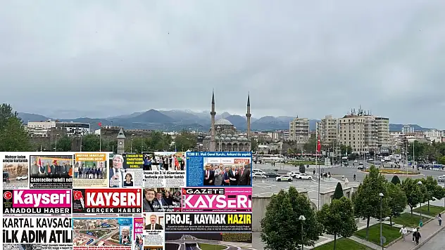 Kayseri Gazeteleri'nde 3 Haziran Salı günü manşet tek: Kartal Kavşağı!
