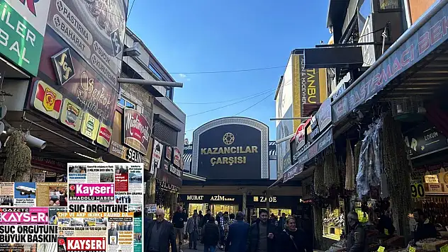 Kayseri Gazetelerinde 14 Şubat Cumartesi günü manşet tek: Suç örgütüne büyük baskın!