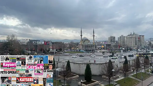 Kayseri Gazetelerinde 18 Şubat Çarşamba günü manşet tek: FETÖ operasyonu!