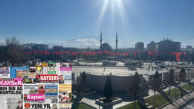 Kayseri gazetelerinde 23 Aralık Salı günü hangi başlıklar gündem oldu?
