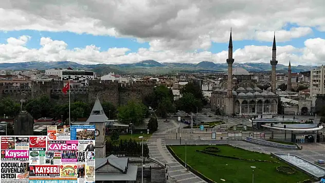 Kayseri Gazetelerinde 23 Nisan Perşembe günü manşet tek: Vali Zeynep Gedikbaş!