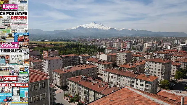 Kayseri Gazetelerinde 25 Haziran Perşembe günü manşet tek: CHP Kayseri!