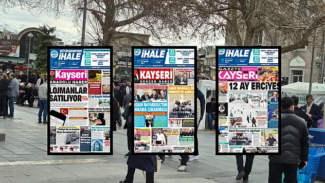 Kayseri Gazetelerinde 27 Mart Cuma günü öne çıkan başlıklar…