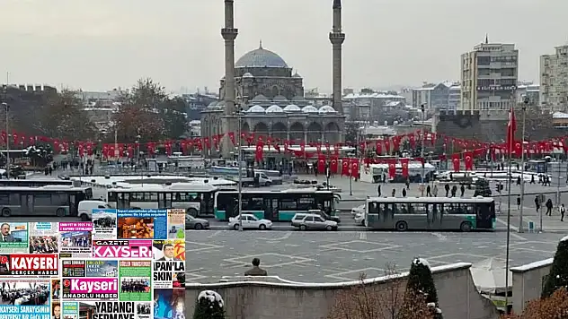 Kayseri gazetelerinde 29 Aralık Pazartesi günü hangi başlıklar gündem oldu?