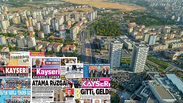 Kayseri Gazetelerinde 29 Mayıs Perşembe gündemi –  Kayseri Şeker ve Atamalar…