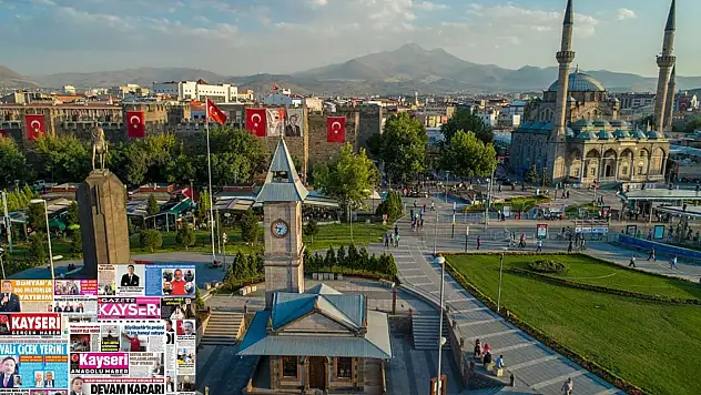 Kayseri Gazetelerinde 8 Ocak Perşembe günü manşet tek: Vali Gökmen Çiçek...