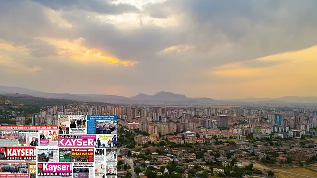 Kayseri Gazetelerinde Arefe günü gündem olan manşetler!
