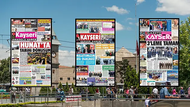Kayseri gazetelerinden 12 Ekim sabahına çarpıcı manşetler!