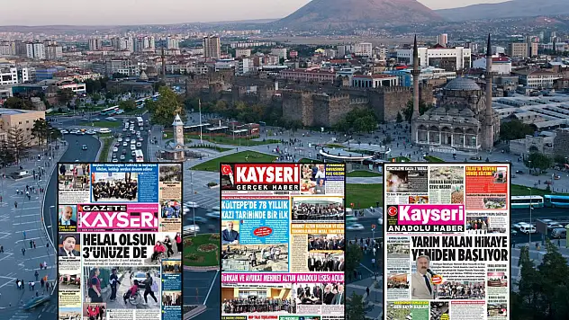 Kayseri gazetelerinden 21  Ekim sabahına çarpıcı manşetler!