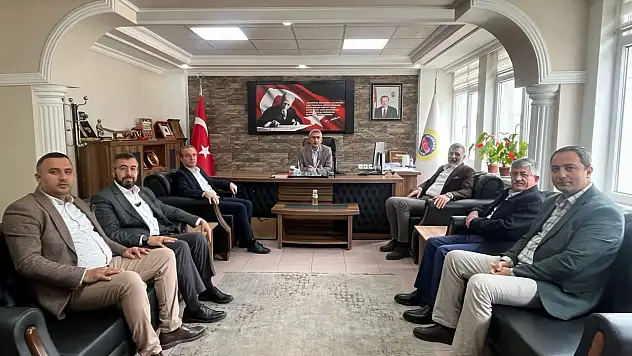 Kayseri Gemerekliler yerel yöneticileri ziyaret ettiler