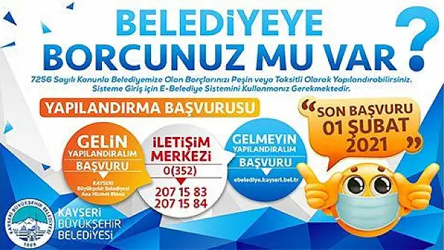 1 Şubat'a kadar uzatıldı