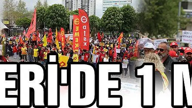 Kayseri'de 1 Mayıs kutlandı