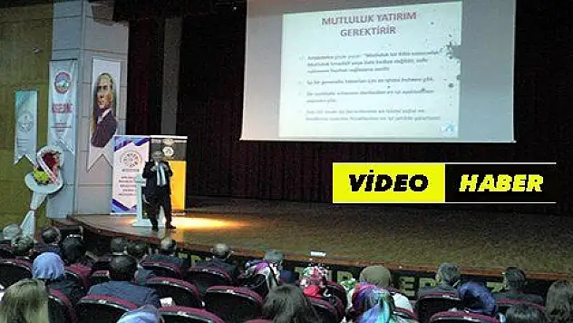 Prof. Dr. Tarhan öğretmenlere 'pozitif psikoloji' semineri verdi 