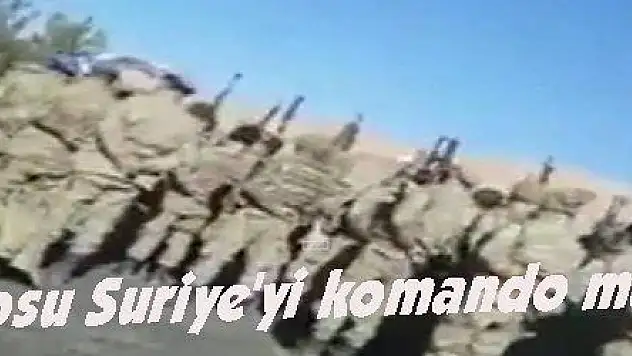 Türk Komandosu Suriye 'yi komando marşıyla inletti