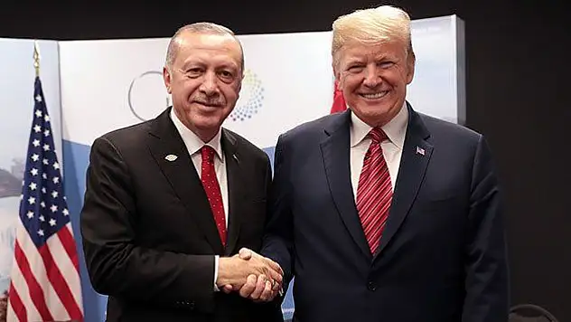 Cumhurbaşkanı Erdoğan, ABD Başkanı Trump'la bir araya geldi