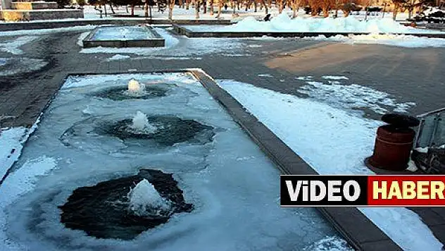 Kayseri buz kesti 