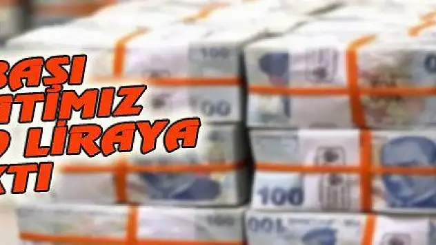 KİŞİ BAŞI MEVDUATIMIZ 3 BİN 350 LİRAYA ÇIKTI
