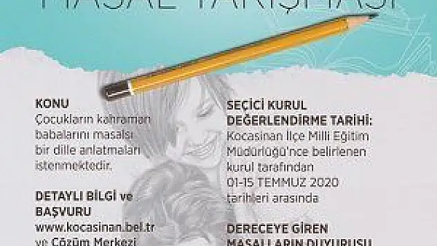 Kocasinan Belediyesinden öğrenciler için masal yarışması