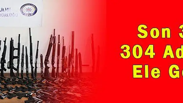 Son 3 Ayda 304 Adet Ailah Ele Geçirildi 