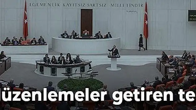 TSK'ya yeni düzenlemeler getiren teklif, Meclis'te