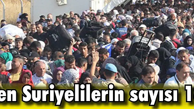 Bayrama giden Suriyelilerin sayısı 18 bine ulaştı