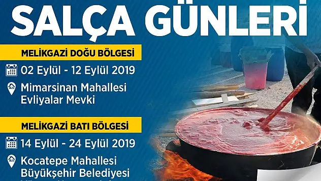 Salça kaynatma günleri başlıyor
