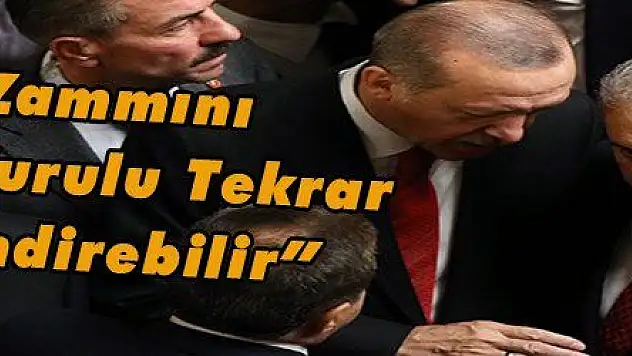 Erdoğan: 'MTV Zammını Bakanlar Kurulu Tekrar Değerlendirebilir'