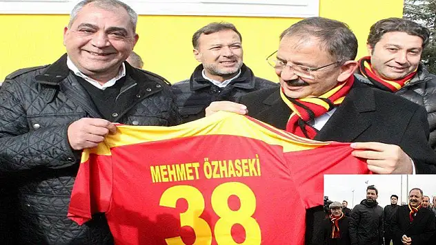 Bakan Özhaseki Kayserispor'u ziyaret etti 