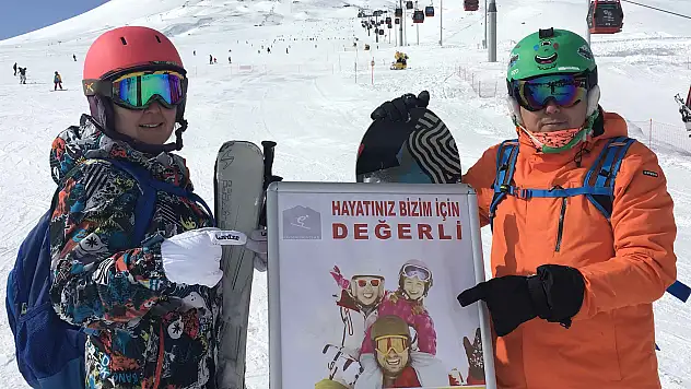 Erciyes'teki pistlerde kask takmak zorunlu  