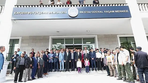 İNCESU'YA YAŞAM MERKEZİ