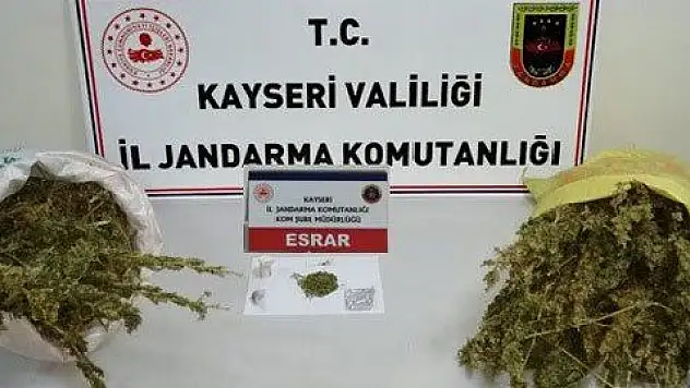 20 kilo esrar ele geçirildi
