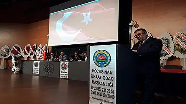 Kocasinan Ziraat Odası Başkanı Güneş: 'Çiftçilerimizin hizmetkarıyız' 