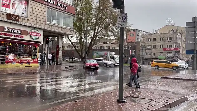 Dolu ve sağanak etkili oldu