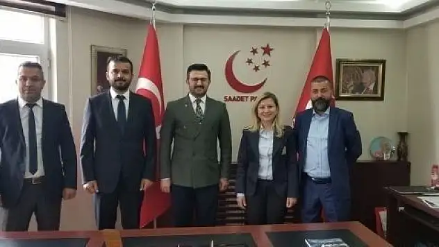 DEVA Partisi 'nden Saadet 'e ziyaret 