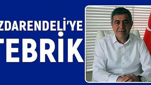 İyi Partili Kazım Yücel'den Özdarendeli'ye tebrik