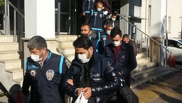 Kayseri'de 7.5 milyonluk 'temiz sayfa' operasyonunda 16 tutuklama