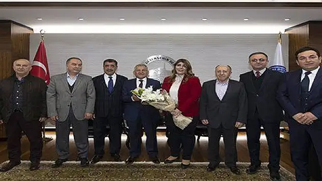 BAŞKAN BÜYÜKKILIÇ'A HAYIRLI OLSUN ZİYARETLERİ