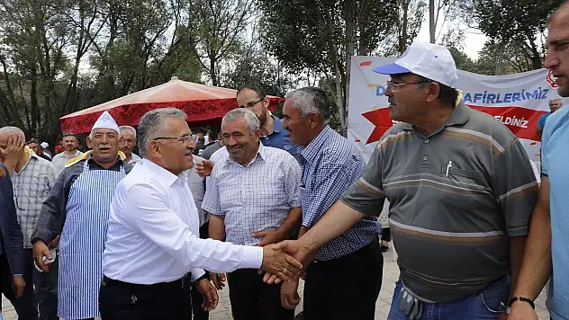 Başkan Büyükkılıç, gurbetçilerle