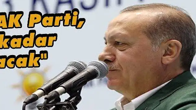 Erdoğan: 'AK Parti, sonuna kadar koruyacak'