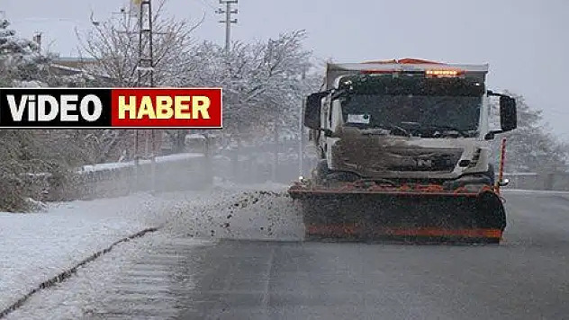 Kayseri'de kar etkili oldu