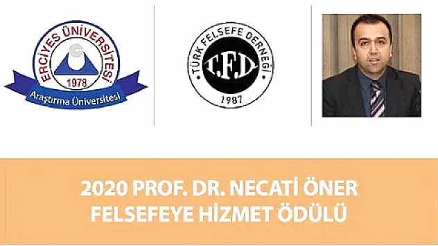 'Felsefeye hizmet ödülü' ERÜ'ye