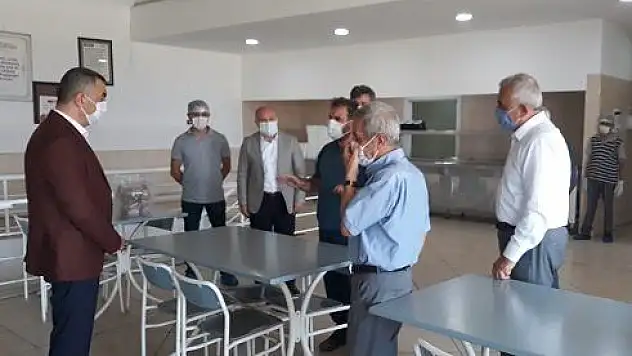 Kayseri OSB'de koronavirüs denetimi 