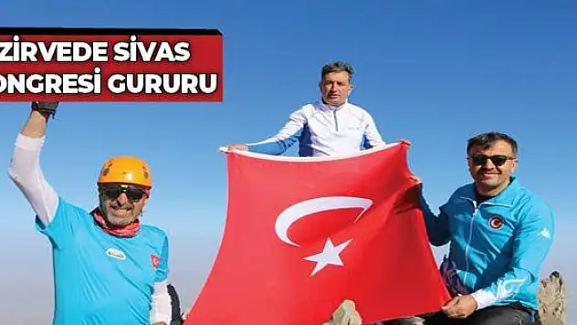 101. yıldönümünde Erciyes'e tırmanış