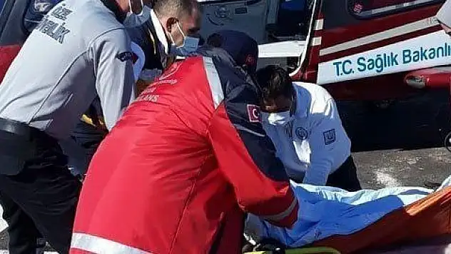 Hasta sevkini helikopter pisti kolaylaştırıyor