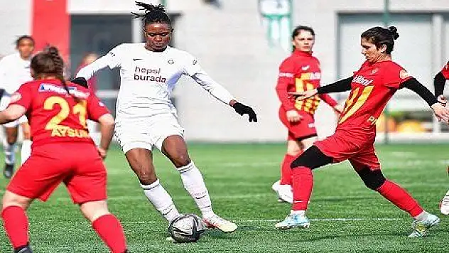 Turkcell Kadınlar Süper Ligi: Galatasaray Kadın FK: 4 - Kayserispor Kadın FK: 0