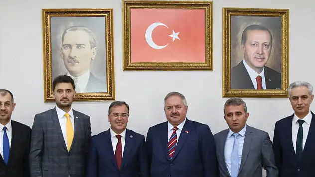 NURSAÇAN'DAN, BAŞKAN ÖZDOĞAN'A HAYIRLI OLSUN ZİYARETİ